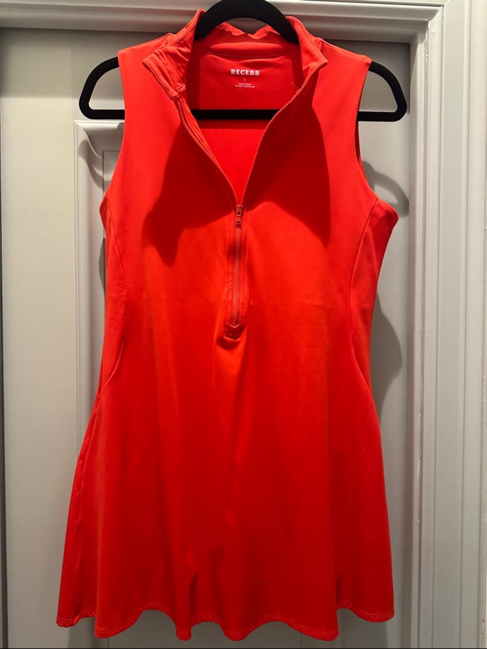 Recess Women's Sleeveless Zip-Front tennis / pickleball dress